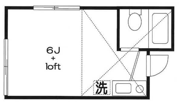 ヴィラウジタの物件間取画像